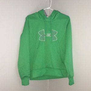 Green Under Armour Hoodie - Size Medium
